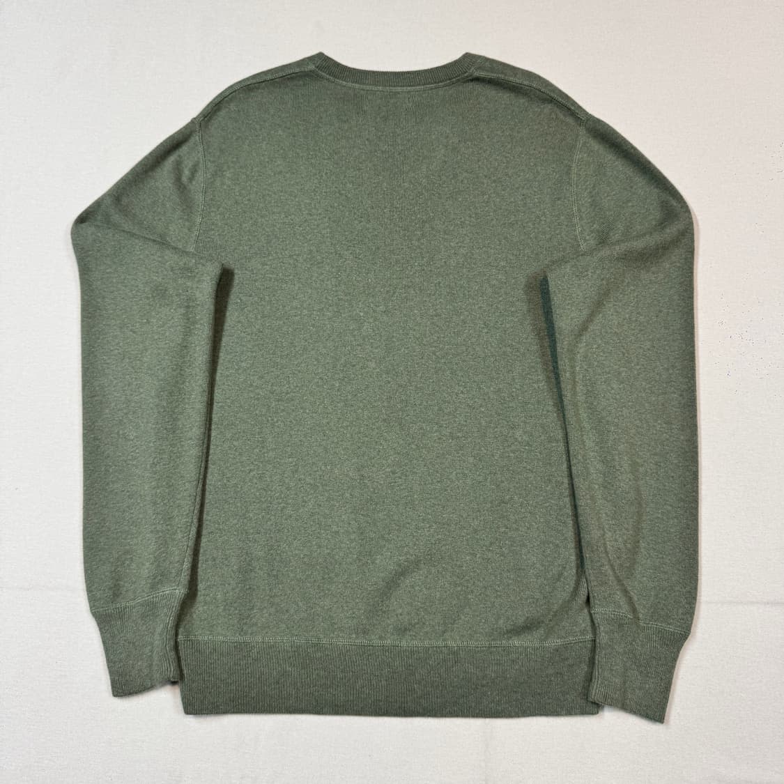 M) 폴로 랄프로렌 피마코튼 라운드넥 니트 그린 상품이미지5