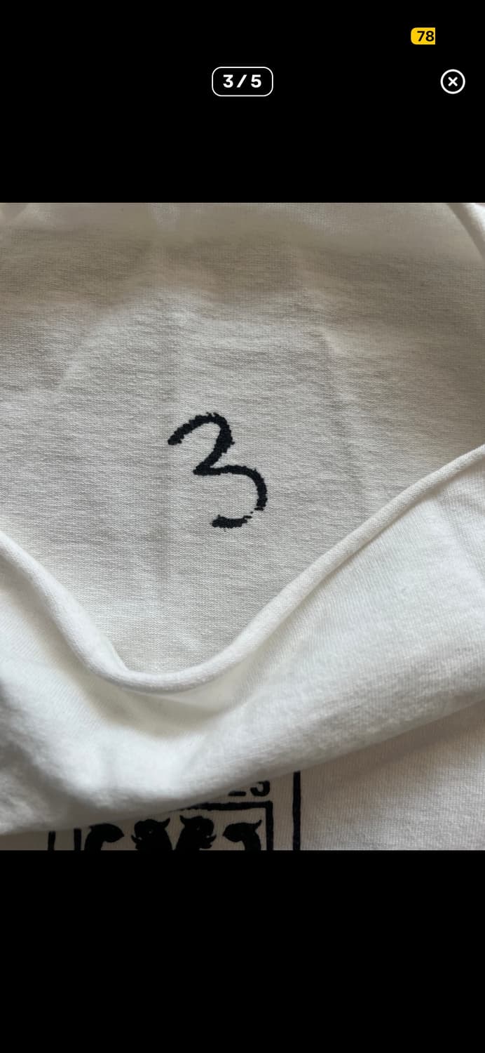 이지 벌처스 롱슬리브 티셔츠 화이트  상품이미지5