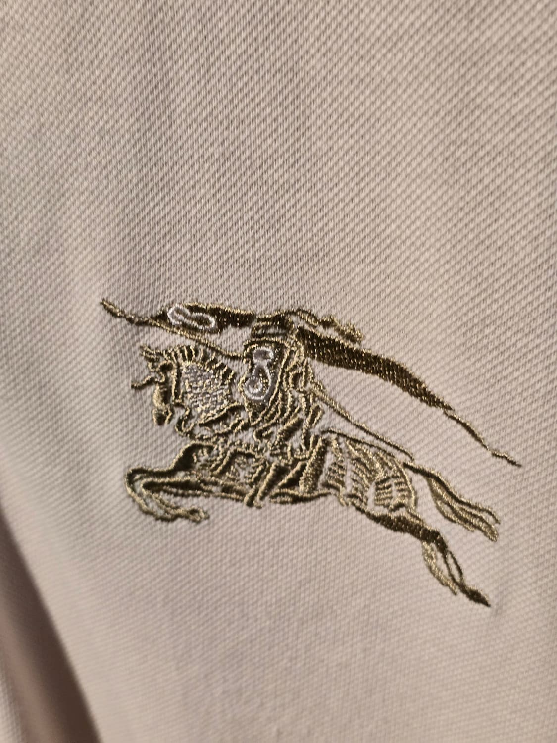 BURBERRY 빈티지 포니자수 피케 셔츠 상품이미지2