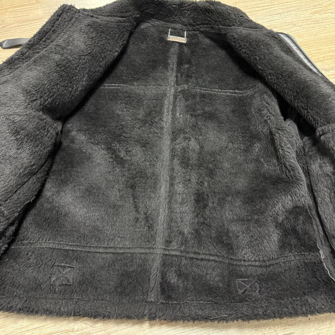 드로우핏 무스탕 자켓 블랙 상품이미지6