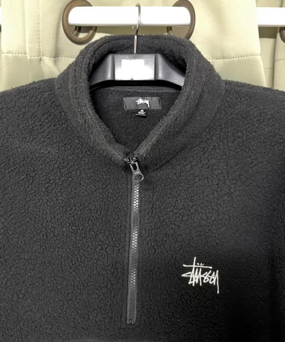 스투시 플리스 하프 넥 집업 상품이미지3