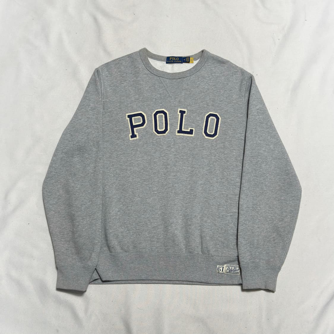 M 폴로랄프로렌 빅 레터링 로고 맨투맨 상품이미지2