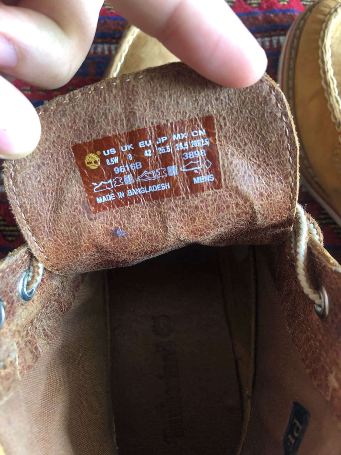 팀버랜드x펜들턴 부츠 265 상품이미지7