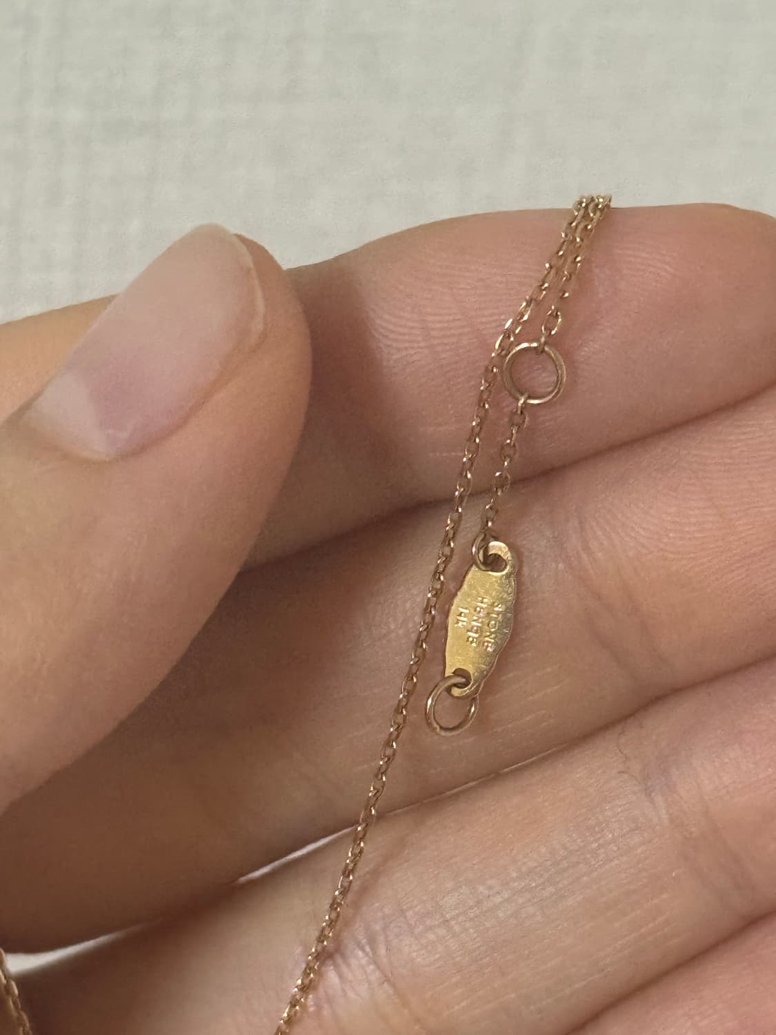 스톤헨지 14k 댄싱스톤 말발굽 목걸이 상품이미지2