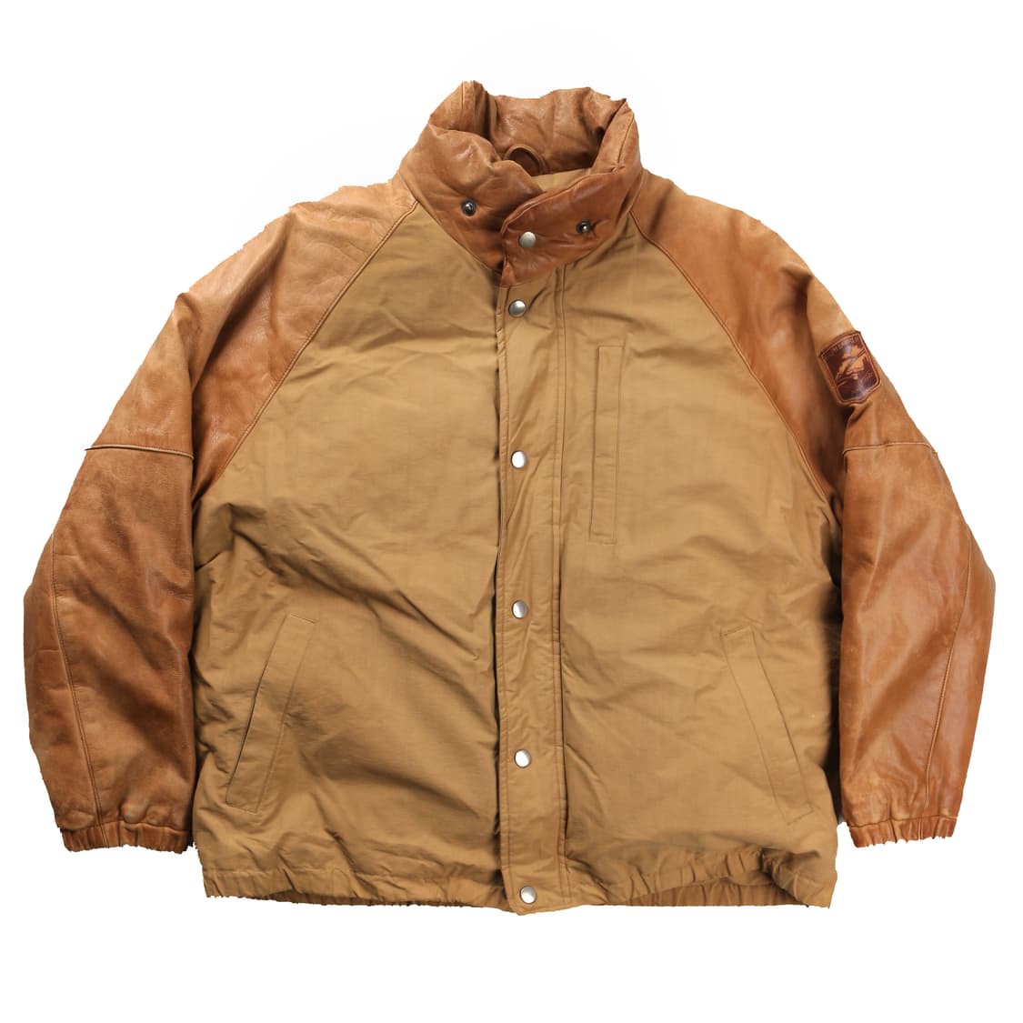 폴로 90s 레더패치 패딩   상품이미지1