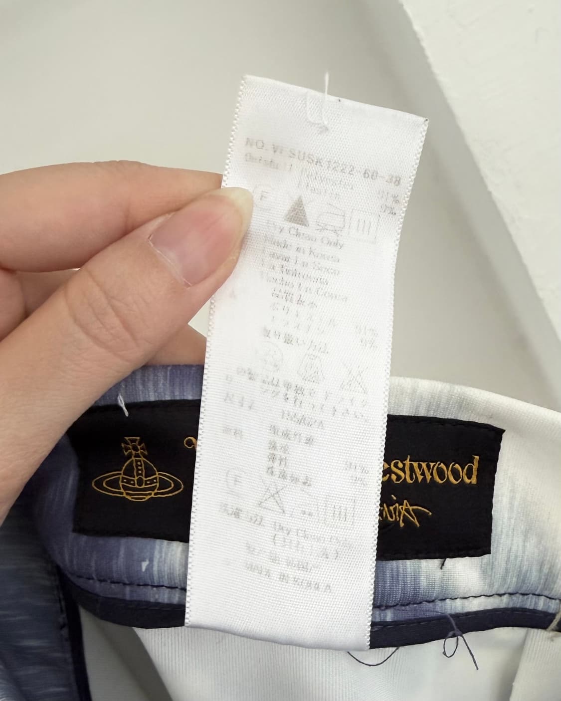 비비안 웨스트우드 앵글로매니아 프린팅 머메이드 미니 스커트 상품이미지9