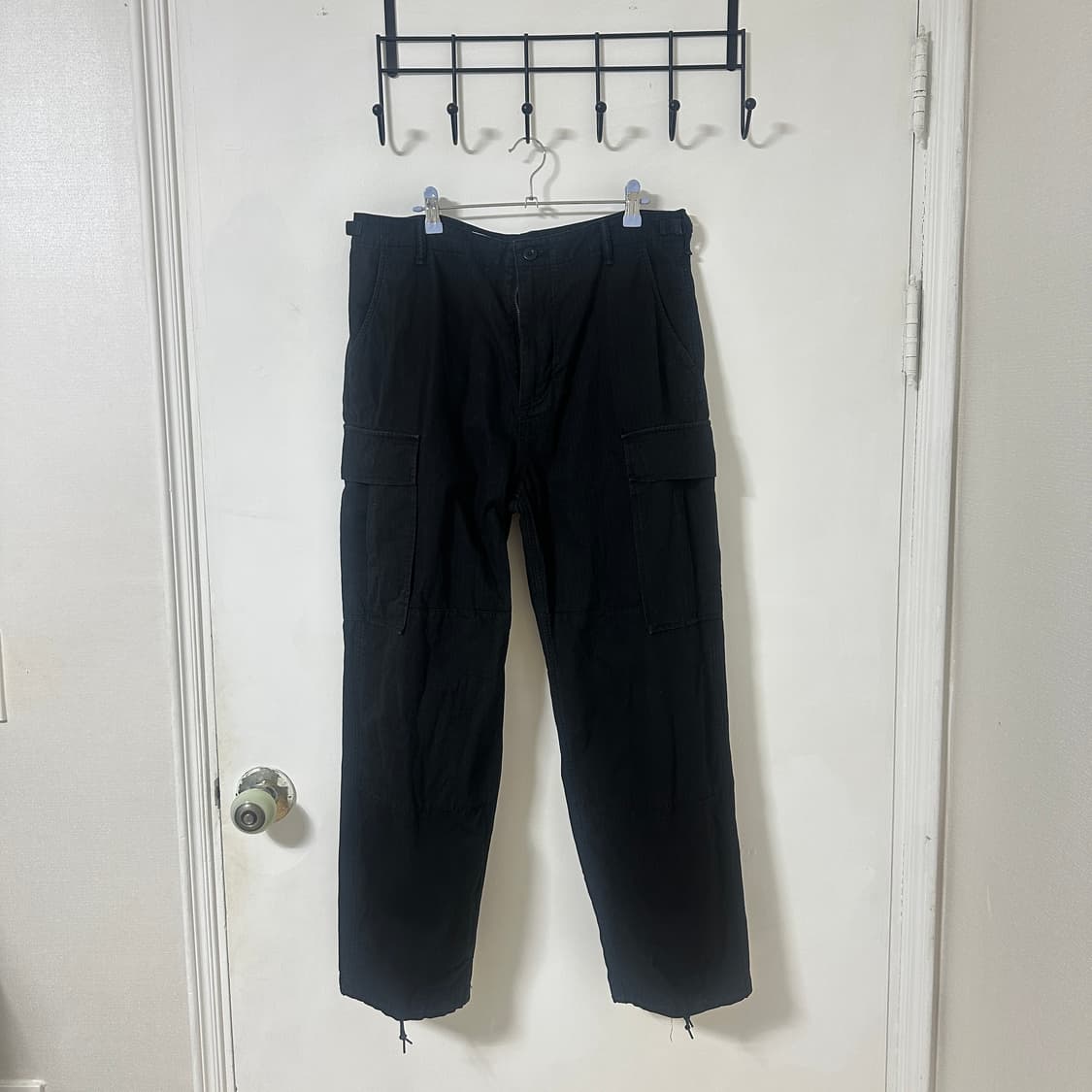 L 카키스 스탁 g2 카고팬츠 블랙 상품이미지1