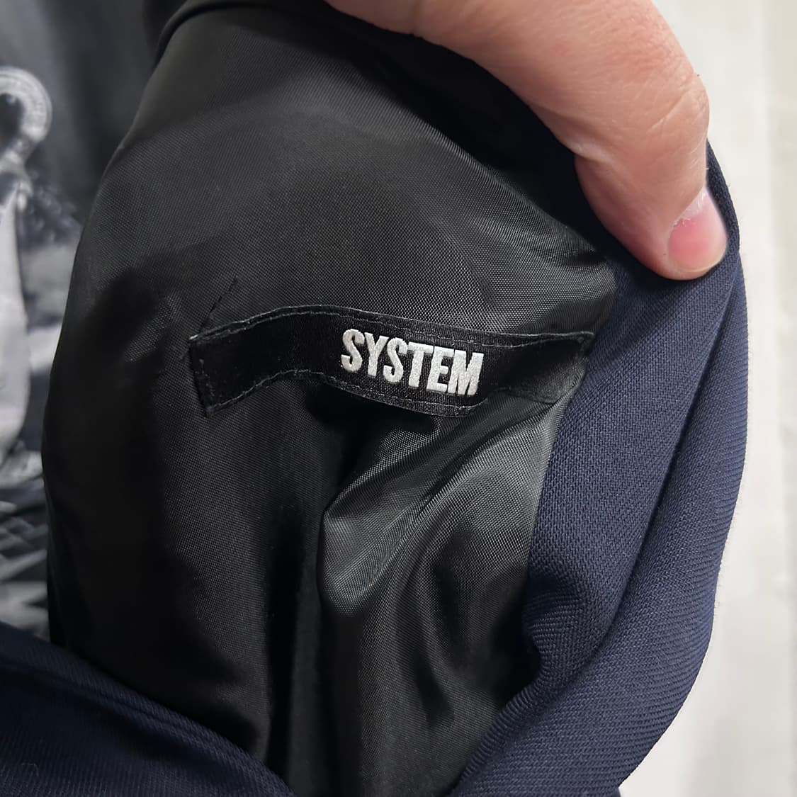 시스템옴므 빈티지 실버 원버튼 블레이저 상품이미지4