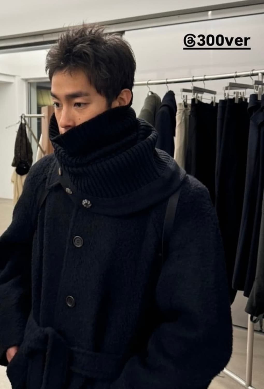 혜인서 울 스누드 블랙 hyeinseo wool snood black 상품이미지1