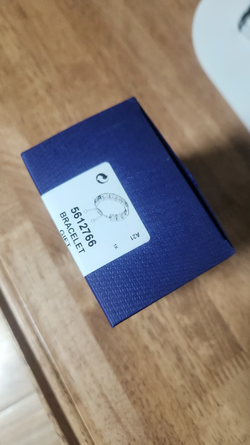 # 스와로브스키  루센트 블루 크리스탈 팔찌 급처 상품이미지6