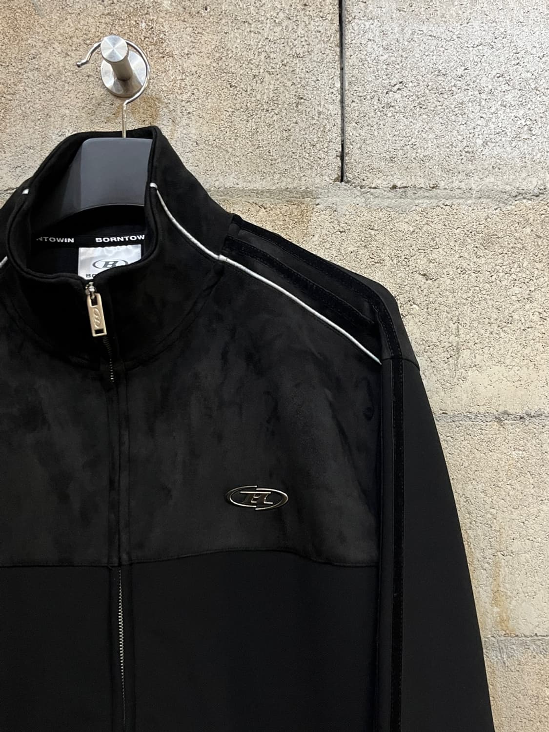 본투윈 스웨이드 실버 라인 져지 자켓 상품이미지3