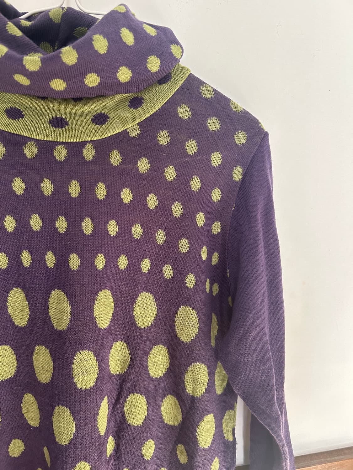 땡땡이 니트 상품이미지3