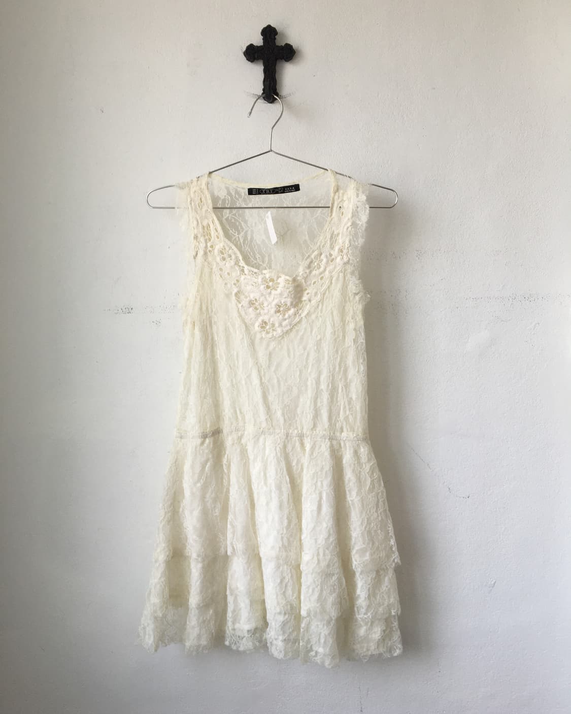Crochet point lace sleeveless onepiece 상품이미지2