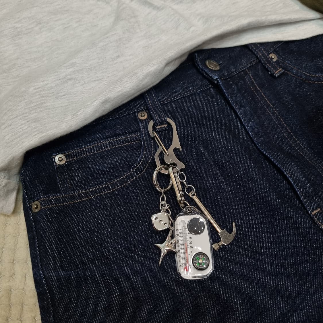 🔨Silver Way 실버 키링 silver keychain 상품이미지1