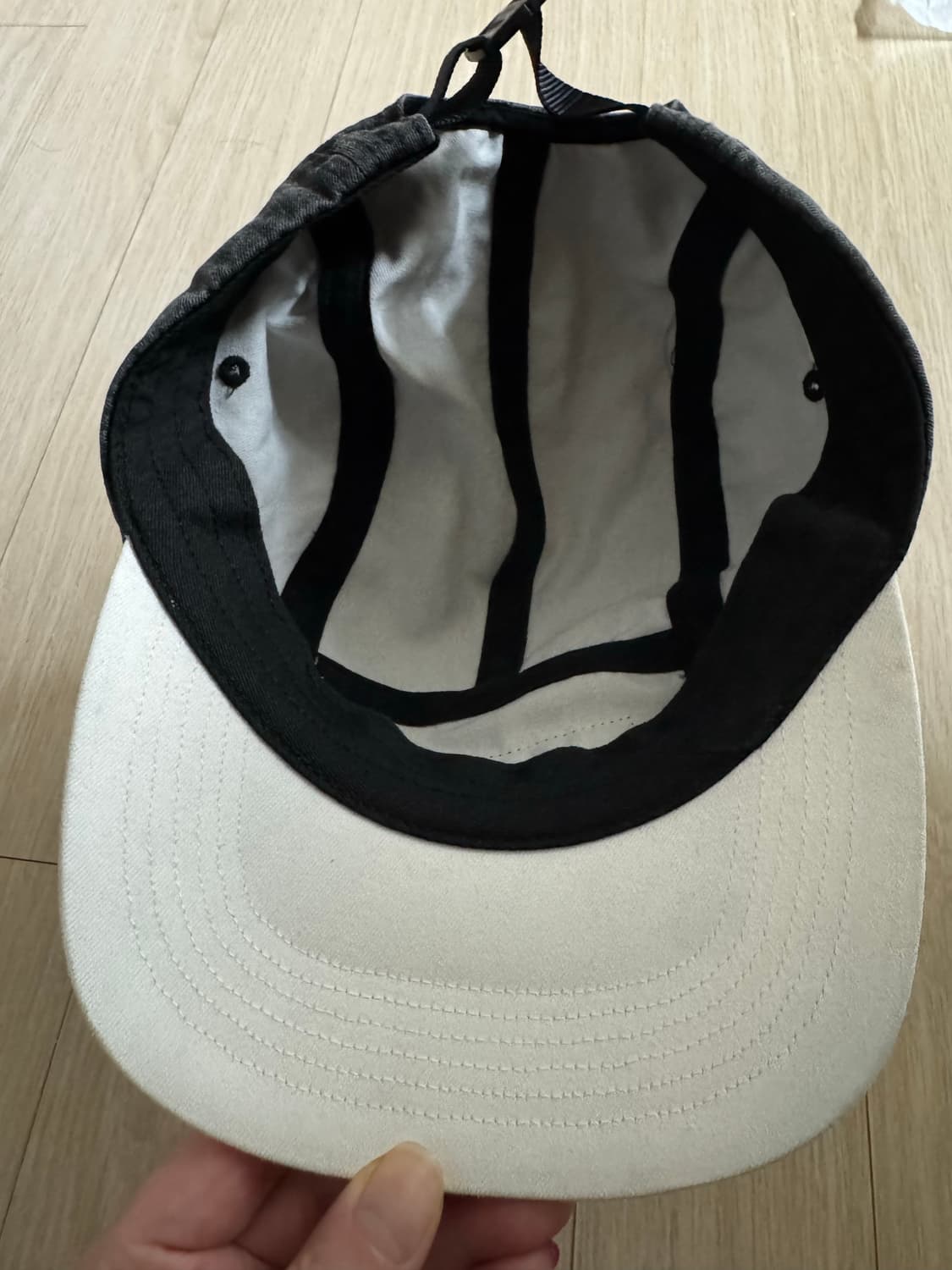 슈프림 피그먼트 투톤 캠프캡 블랙 - 24SS 상품이미지4