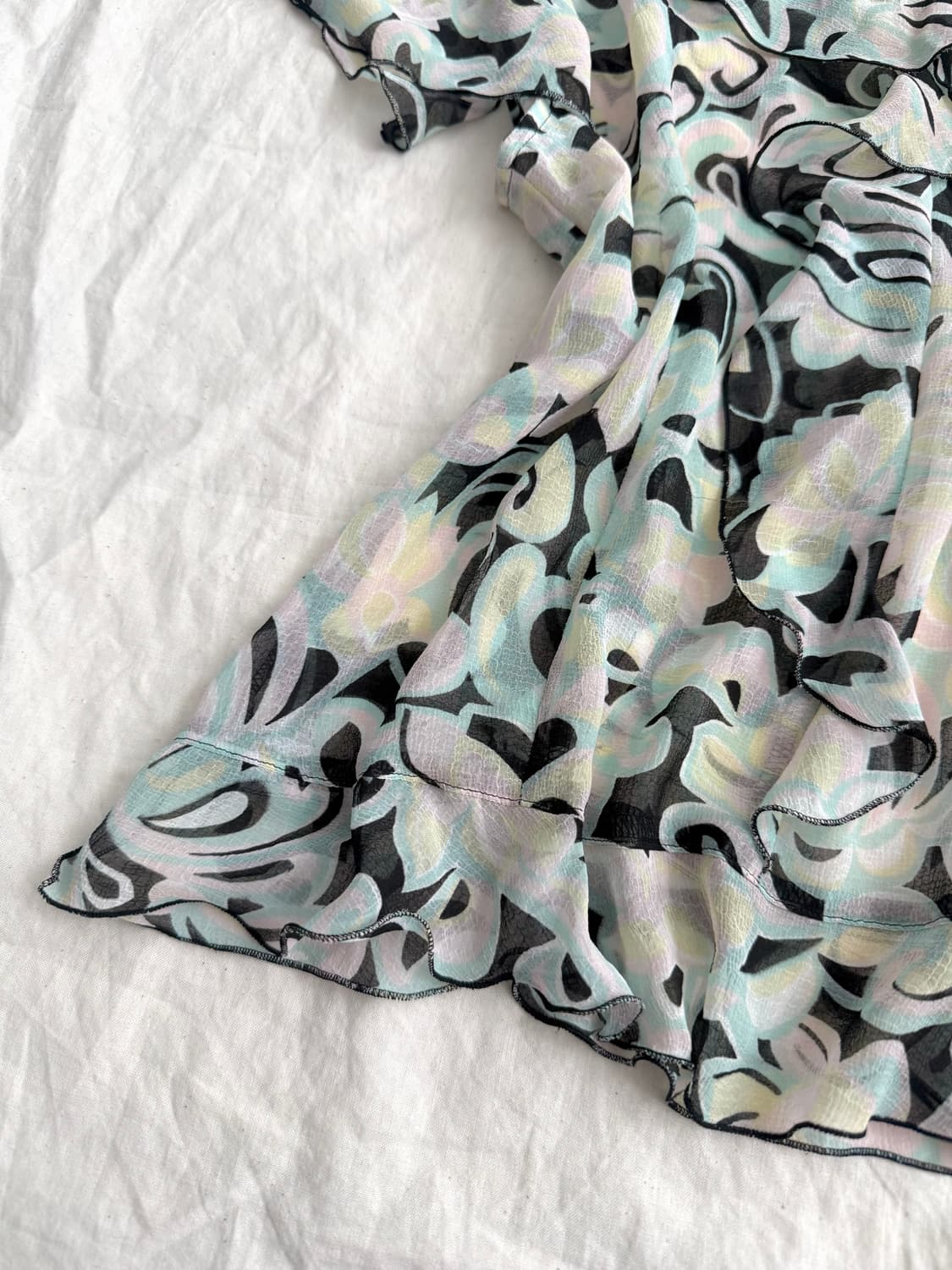 오리엔탈 페어리 시스루 블라우스 상품이미지2