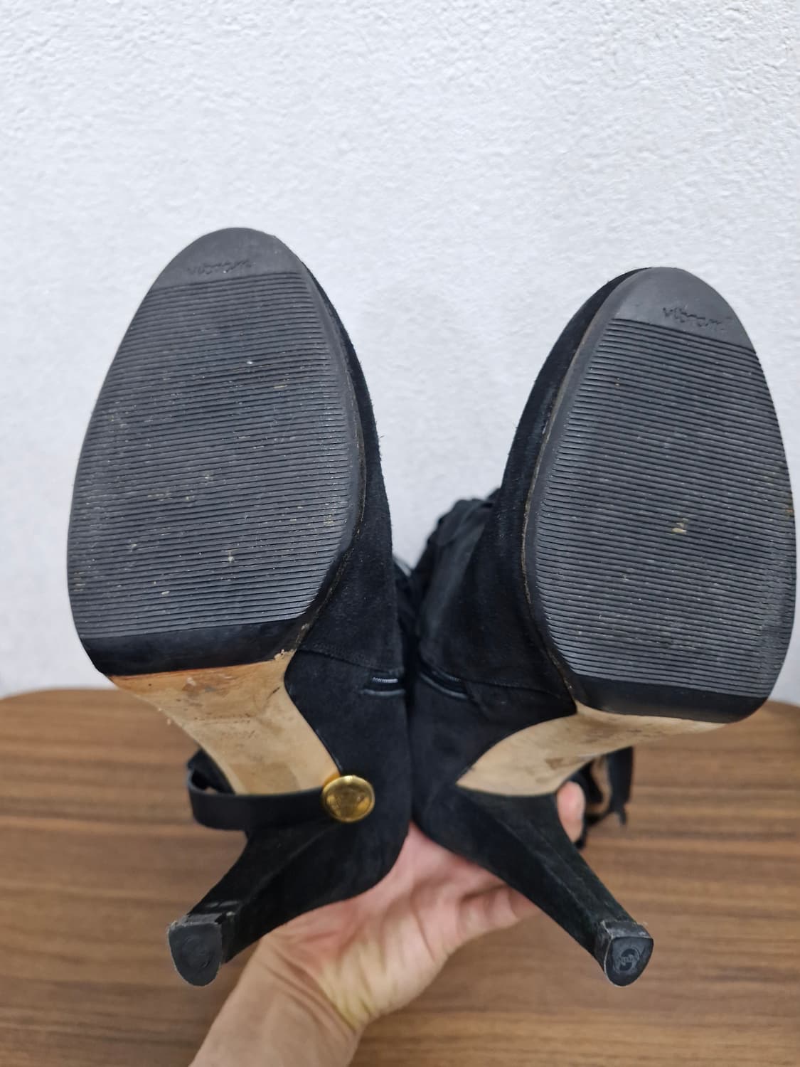 [38.5] 구찌 FW08 바부쉬카 스웨이드 프린지 앵클 부츠 상품이미지9