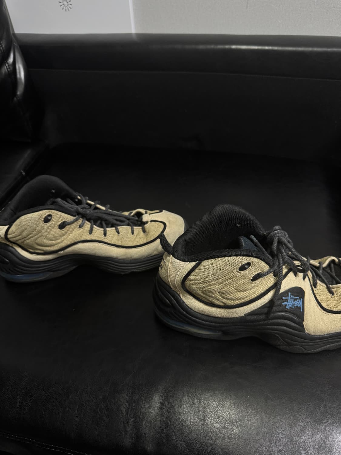 (280)스투시 x 나이키 에어페니2 라탄앤 라임스톤 상품이미지3