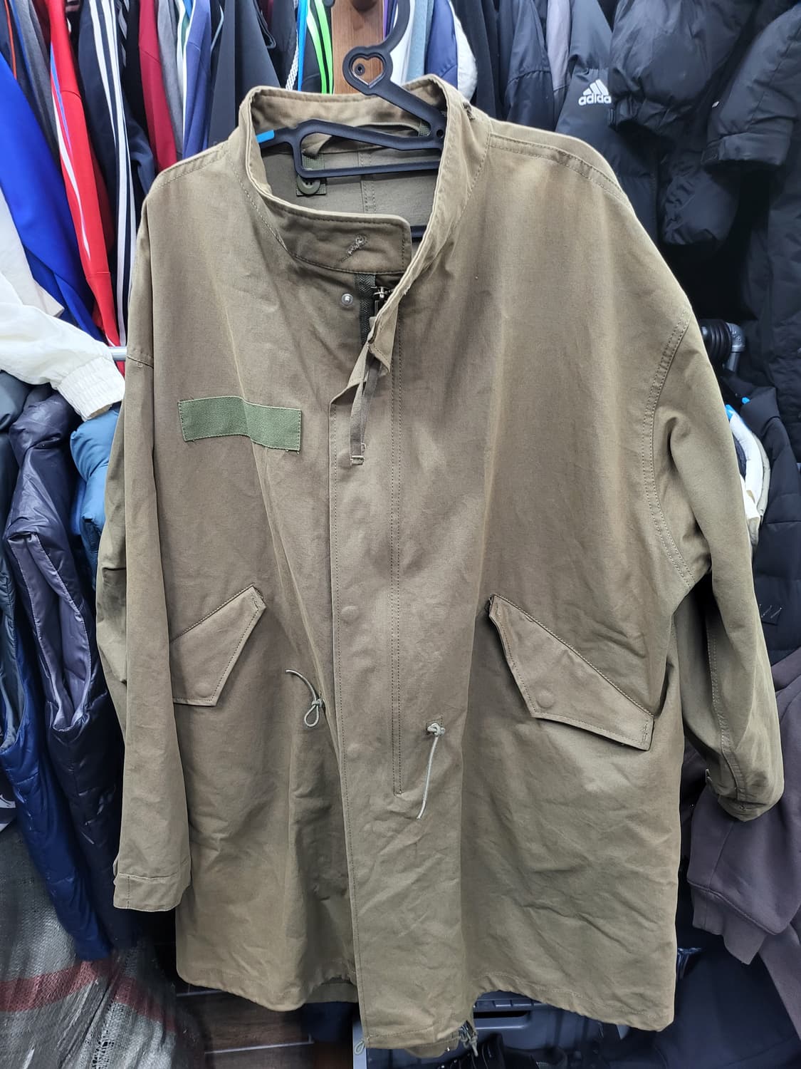 군색 야상 프리사이즈 빈티지 상품이미지1