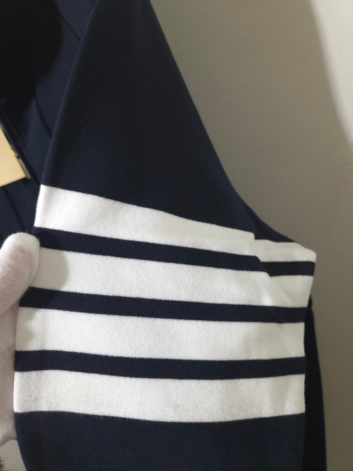 [새상품급, 5Size] 톰브라운 사선완장 금장 후드집업  상품이미지9