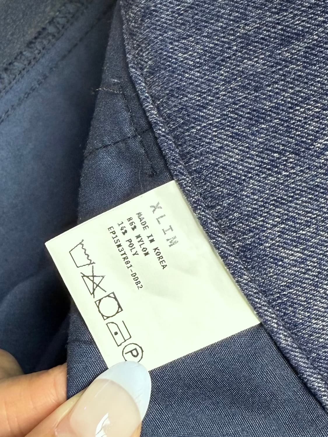 XLIM - SYNOPSIS.3 Trousers Navy 1size 상품이미지4