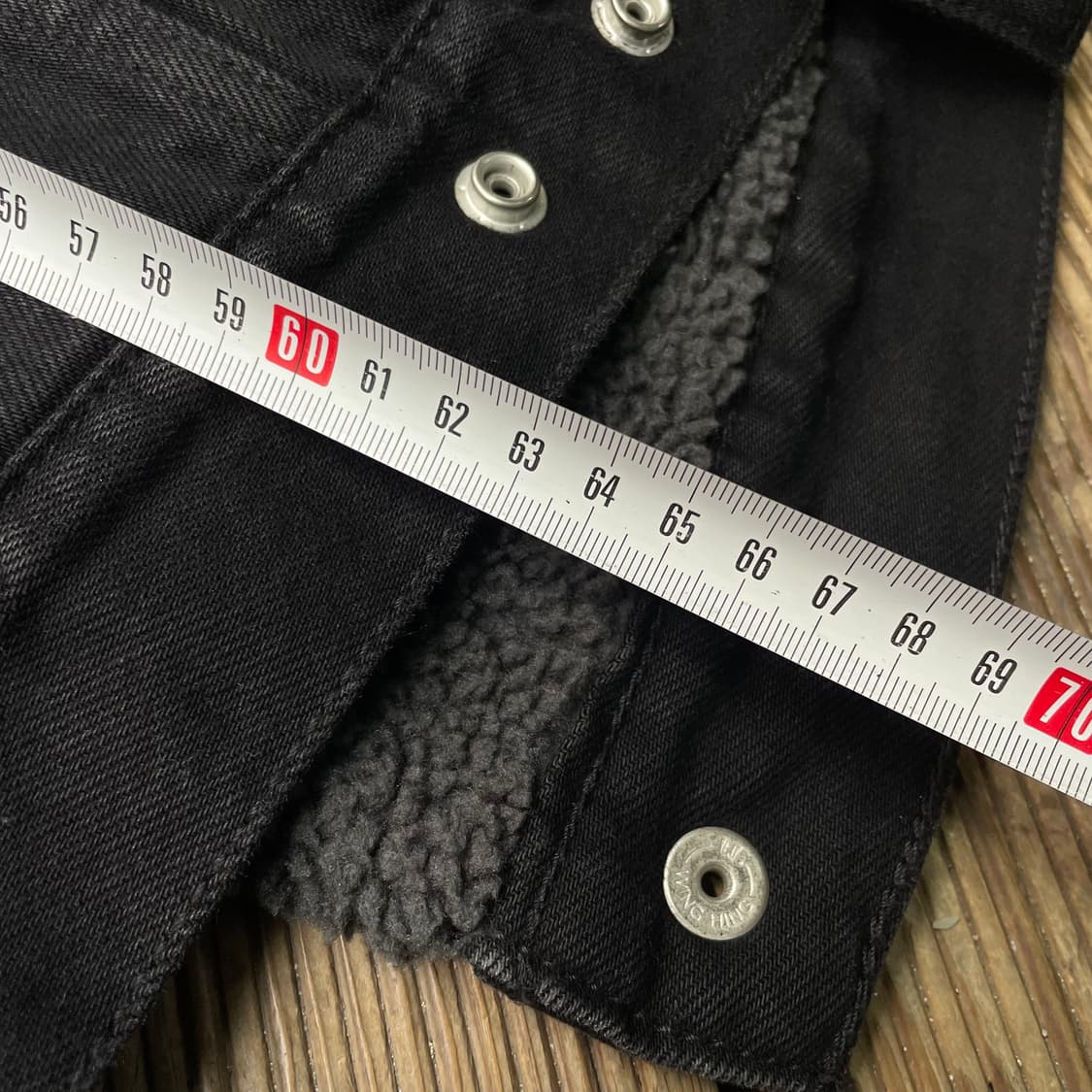 리바이스 흑청 데님 쉐르파자켓 M 상품이미지7