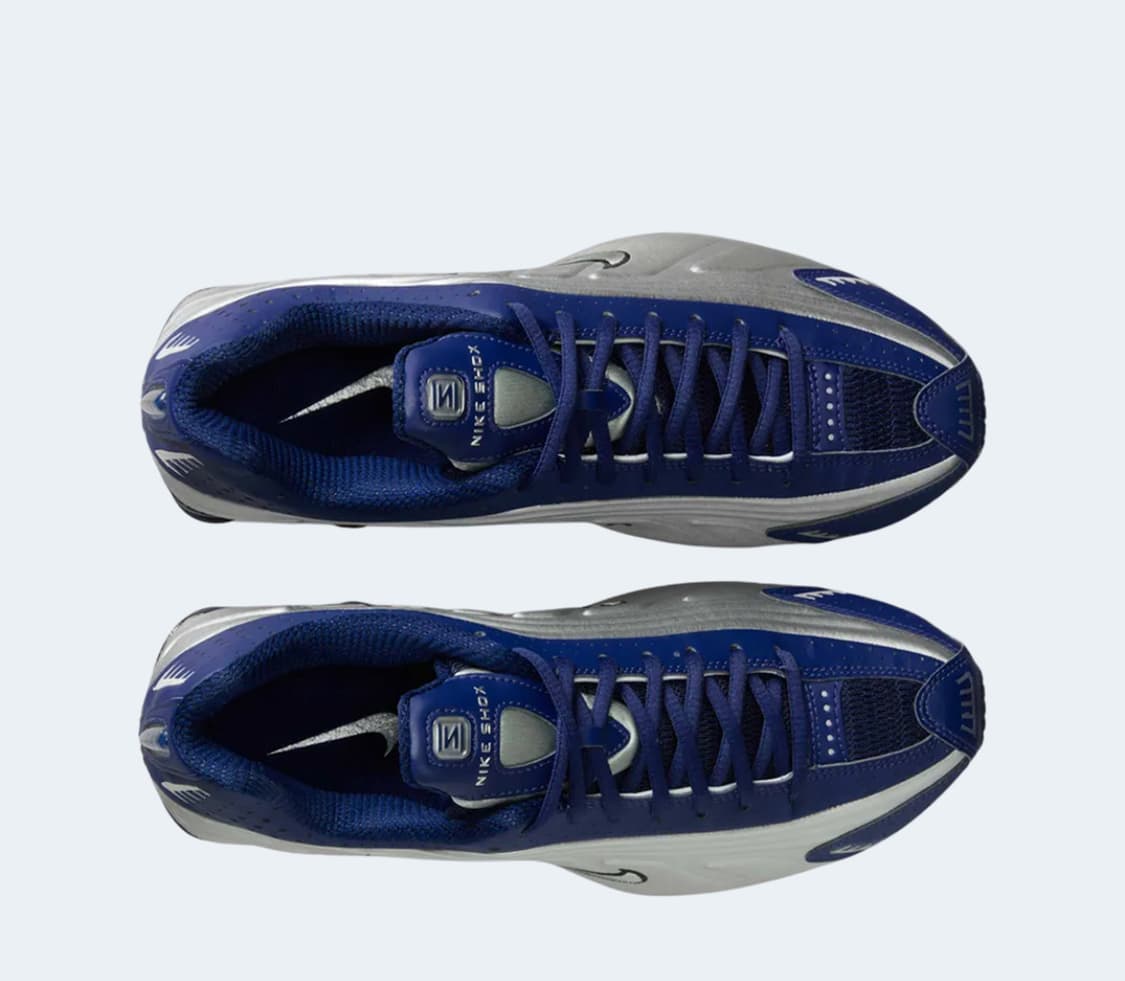 Nike Shox R4 Blue Void Metallic Silv 상품이미지2