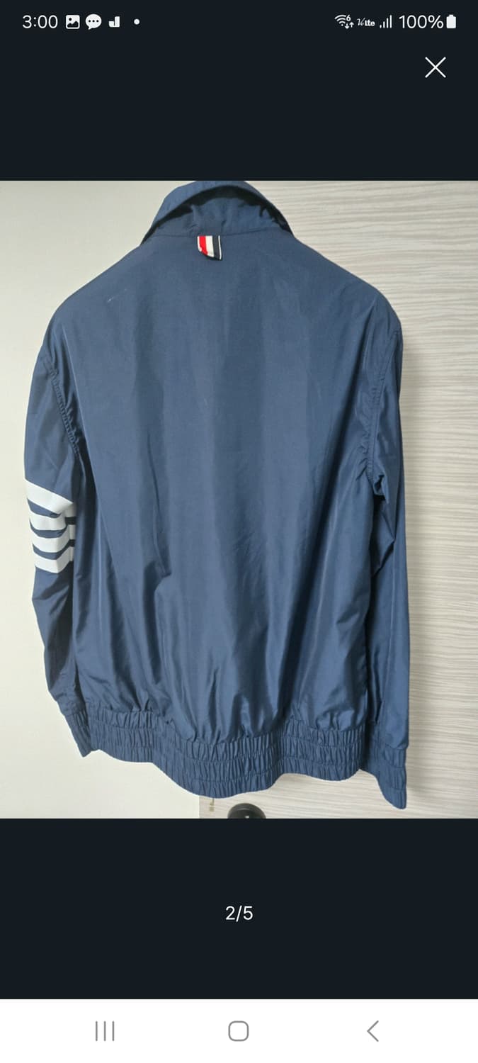 톰브라운스트라이프봄버자켓.   L/XL 상품이미지2