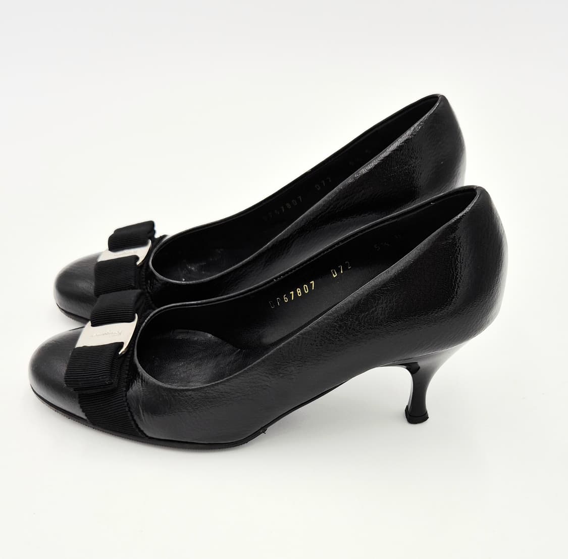 페레가모 바라 보우 펌프스 힐 구두 5 12 상품이미지8