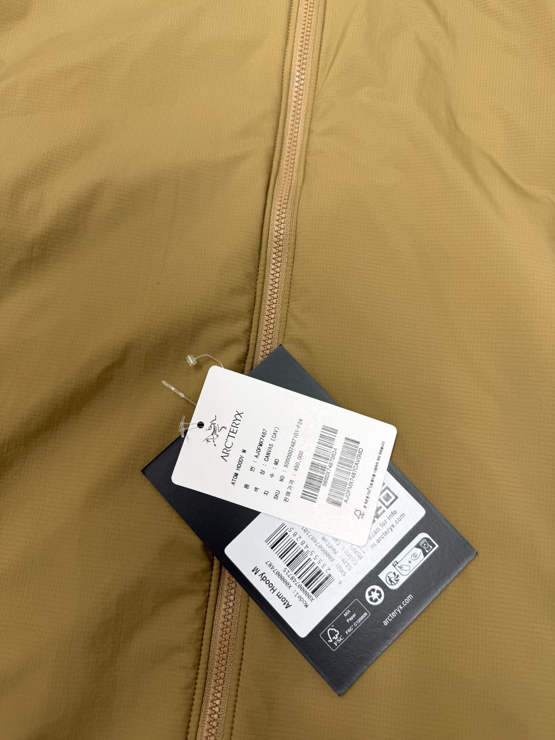 아크테릭스 아톰 M 사이즈 캔버스 색상  가격텍까지 있어서 국내 A/S  상품이미지4