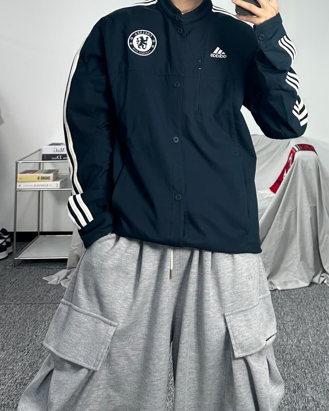 아디다스 13-14 첼시 앤섬 자켓 100 상품이미지3