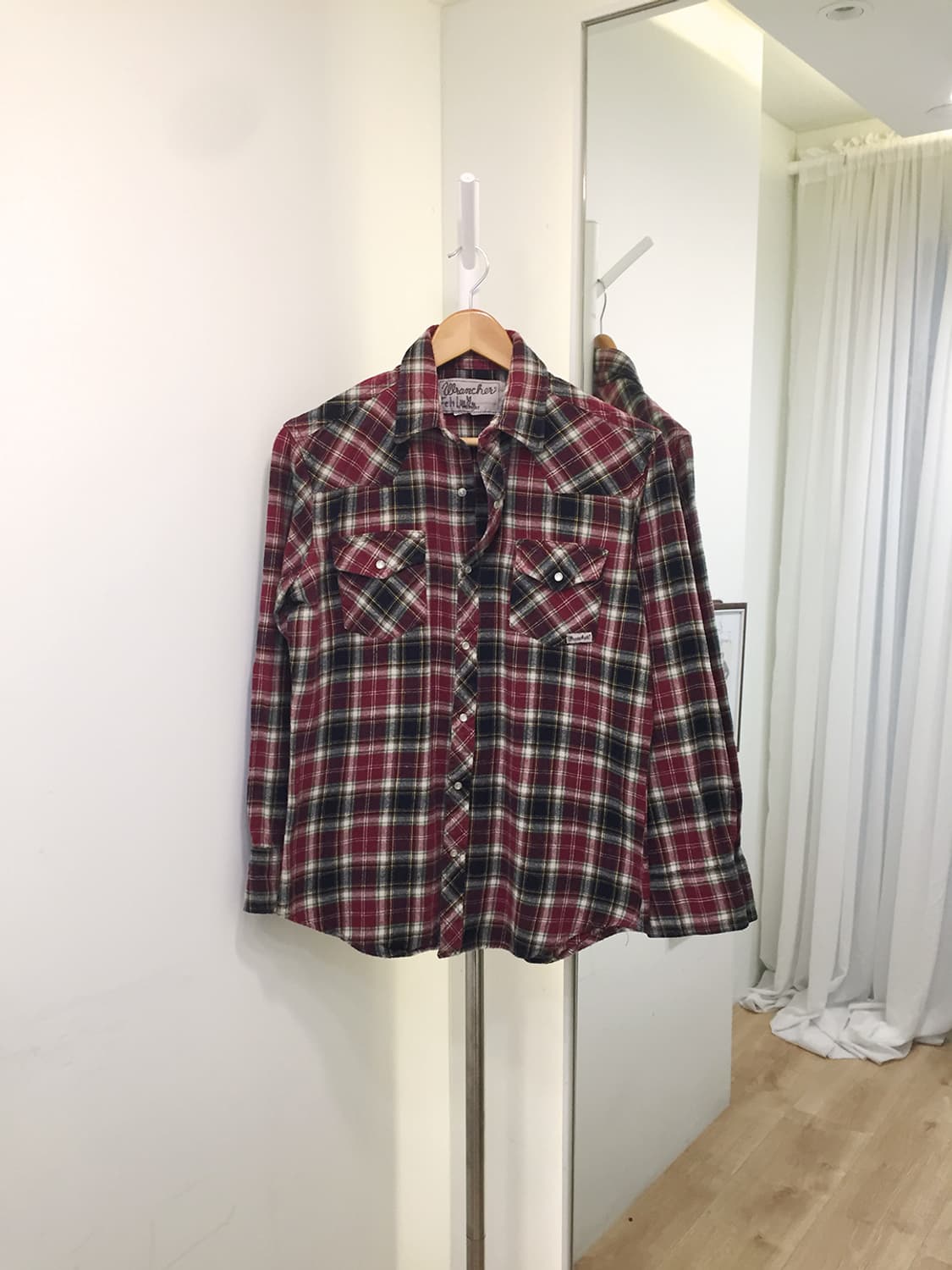 Women Wrangler Check Shirt 100 상품이미지4