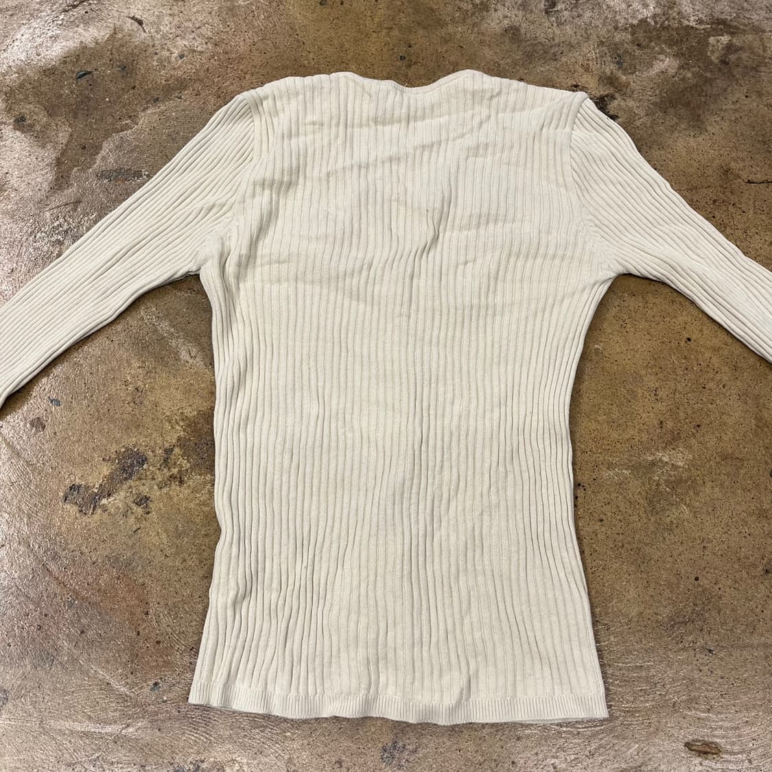 라코스테 아이보리 브이넥 니트 가디건 95 상품이미지4