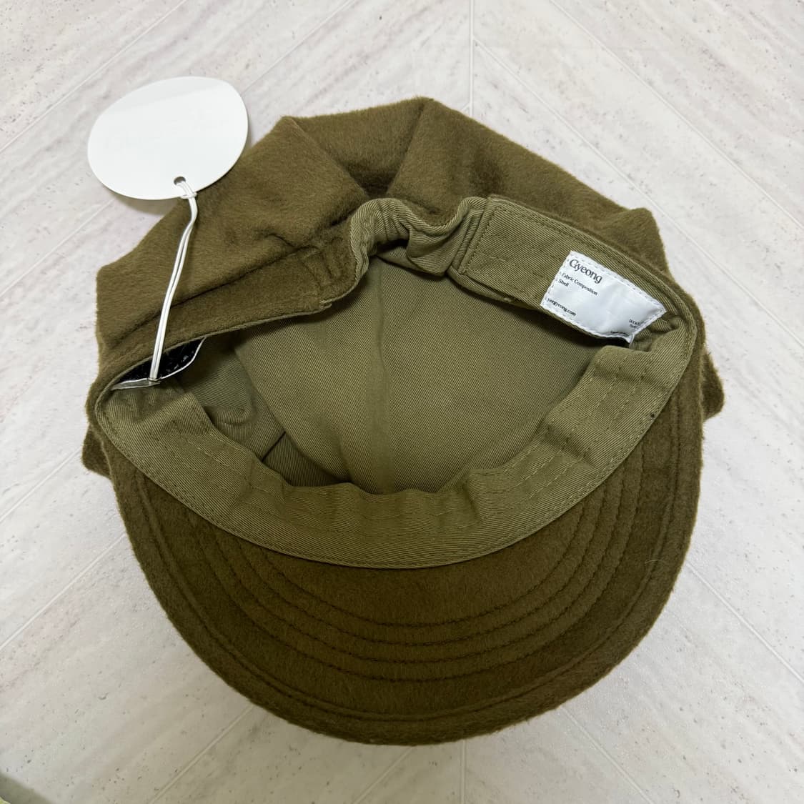 Gyeong  Newsboys Cap_Khaki 상품이미지4