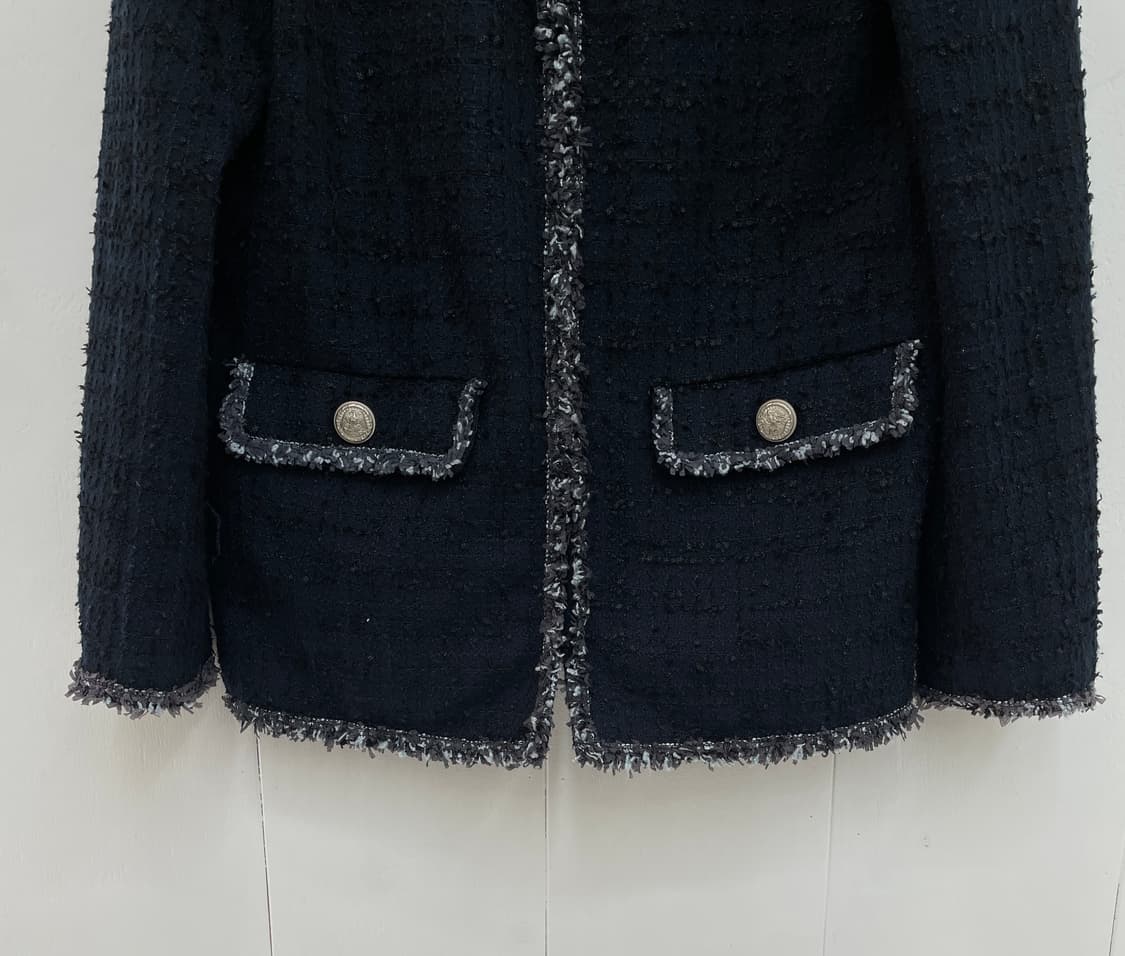 임블리 보티크(VOUTIQUE) 프리미엄 노카라 트위드 자켓 상품이미지6