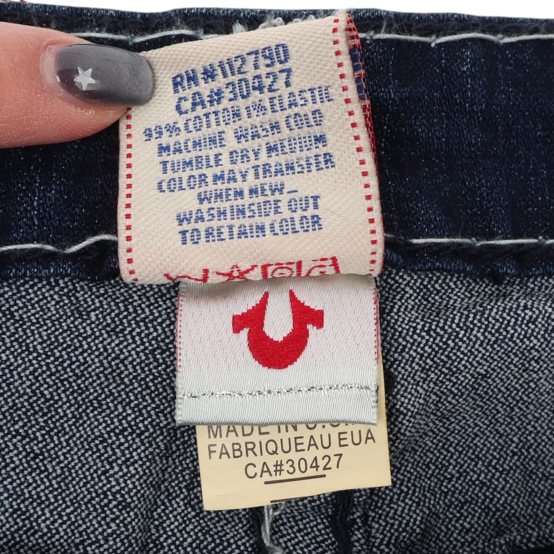 트루릴리젼 빌리 수퍼 티 데님팬츠 상품이미지9