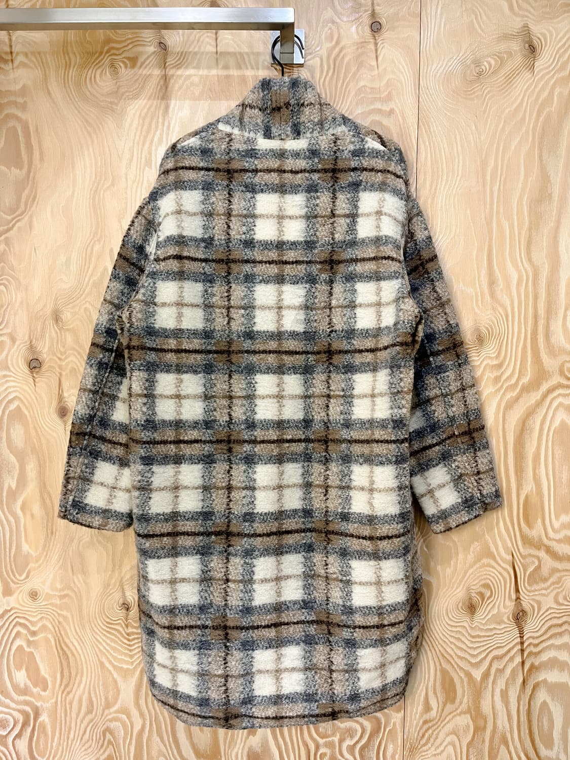 이자벨마랑 가브리엘 체크 울 코트 상품이미지4