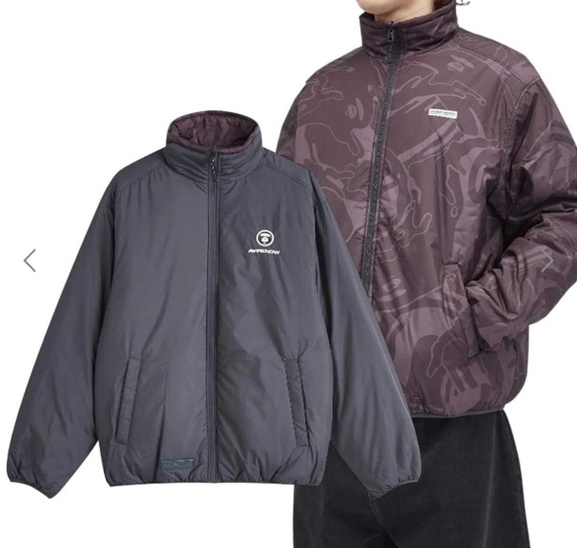 에이프 나우 리버시블 카모 패딩 상품이미지1