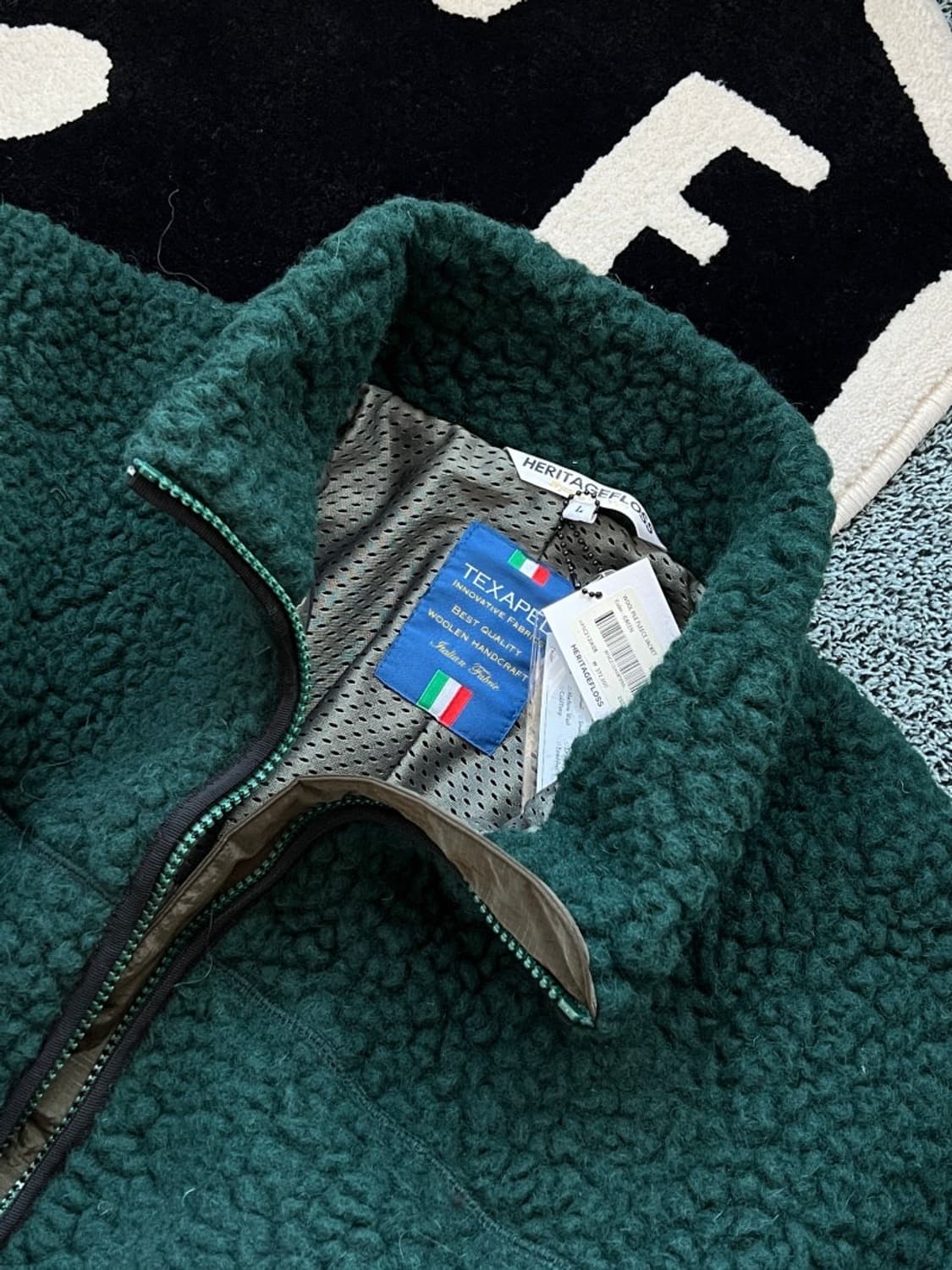 헤리티지플로스 후리스 자켓_그린 상품이미지3