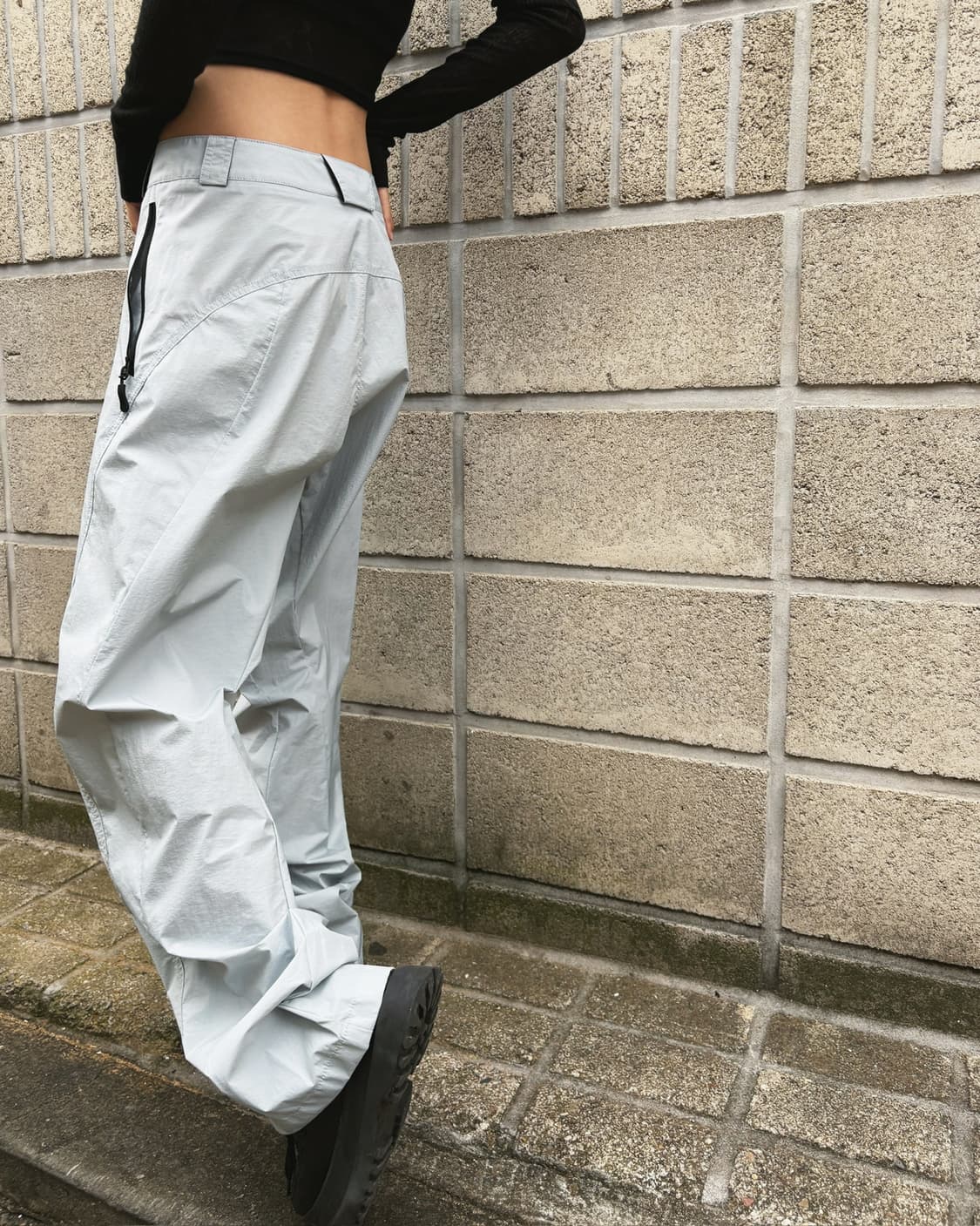 혜인서 와이드 윈드브레이커 팬츠 상품이미지5