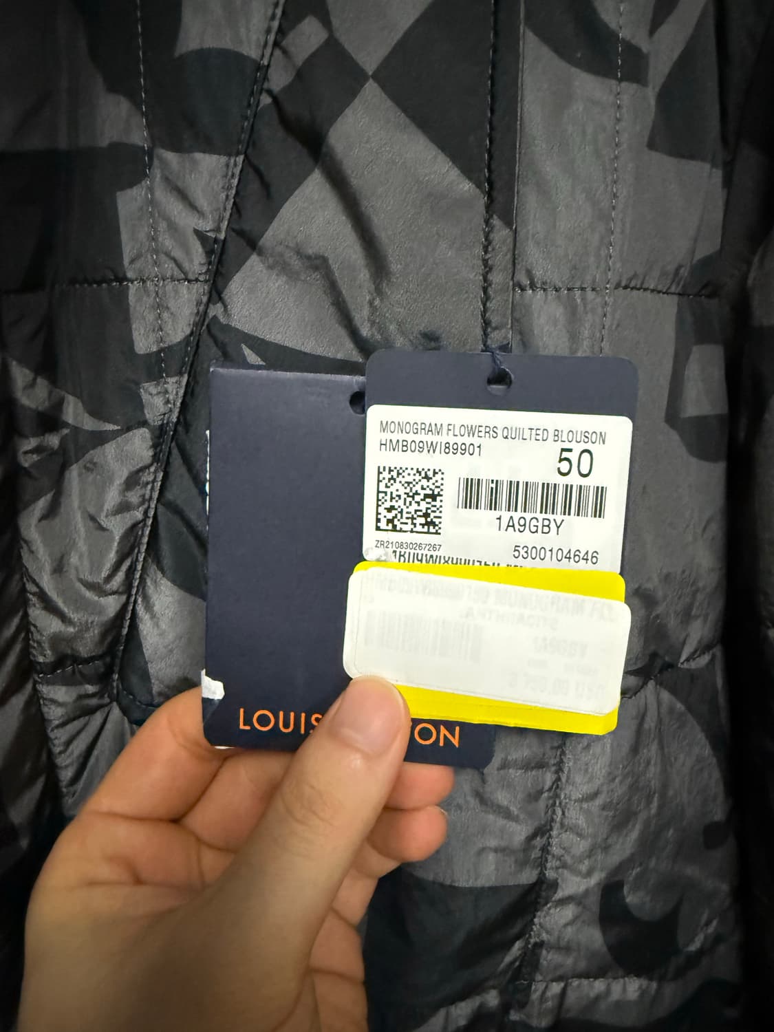 루이비통 모노그램 플라워 퀼팅 패딩자켓 50 상품이미지3