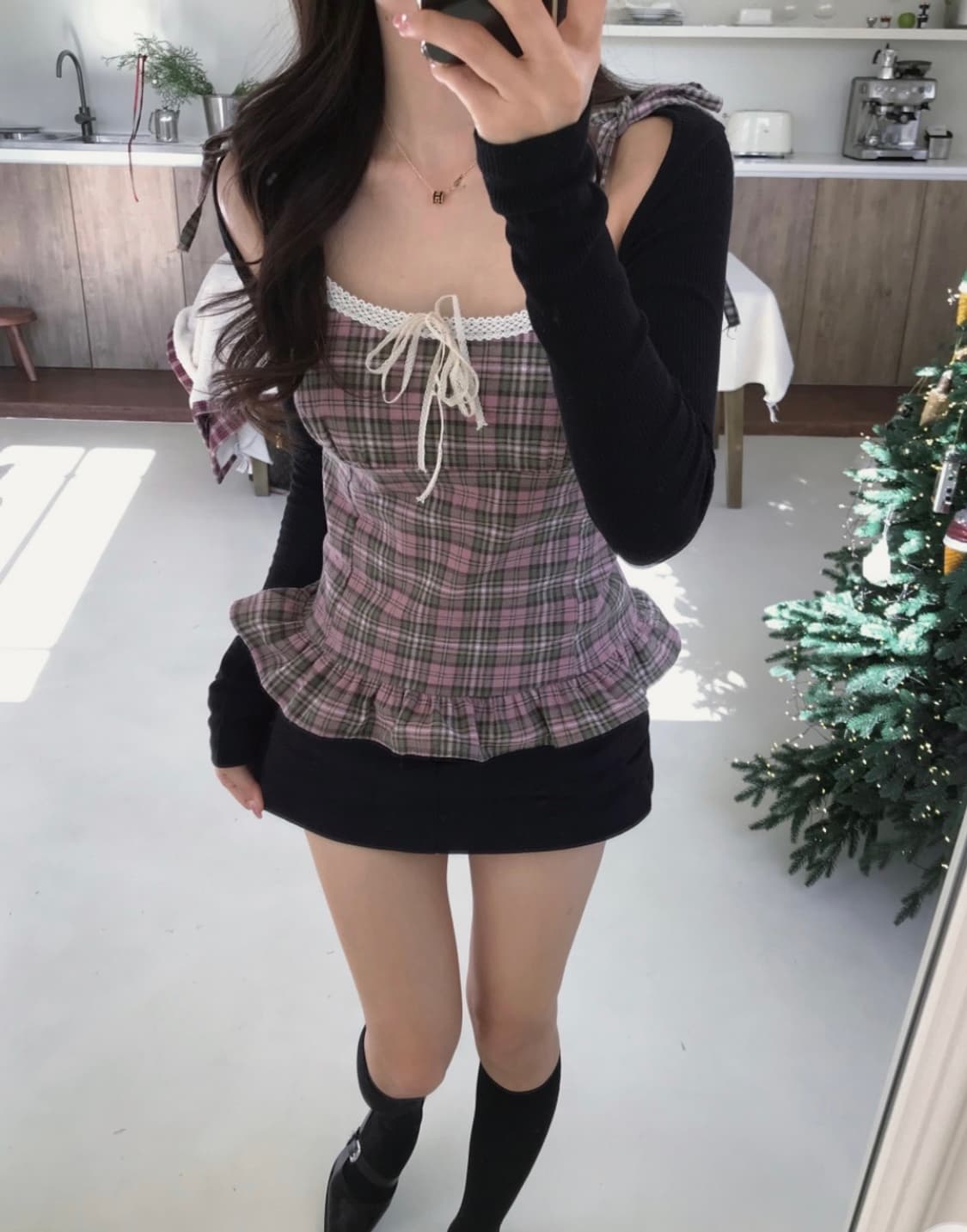클라우드이모션 Antique pastel-lace blouse 상품이미지1