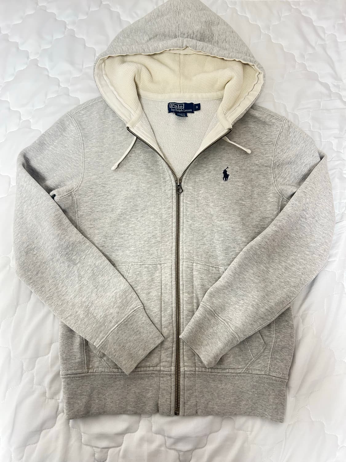 폴로 후드집업 그레이  상품이미지1