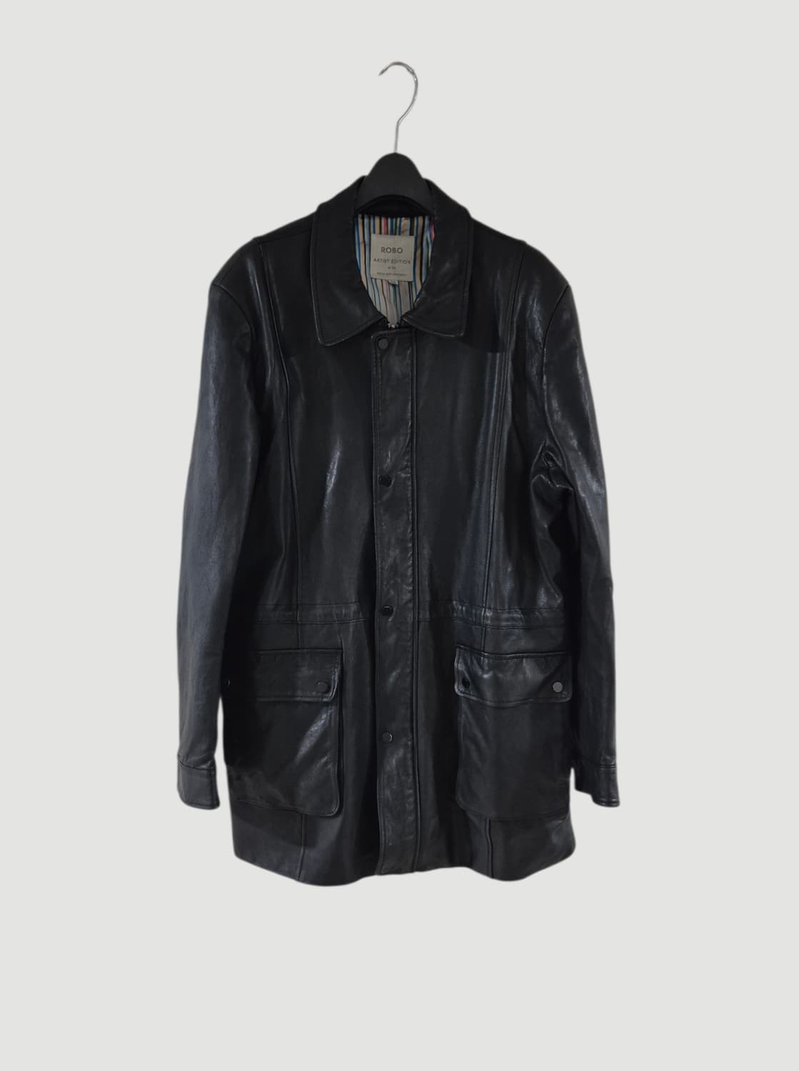 [110]ROBO로보 빈티지 롱 가죽자켓 Women 상품이미지2