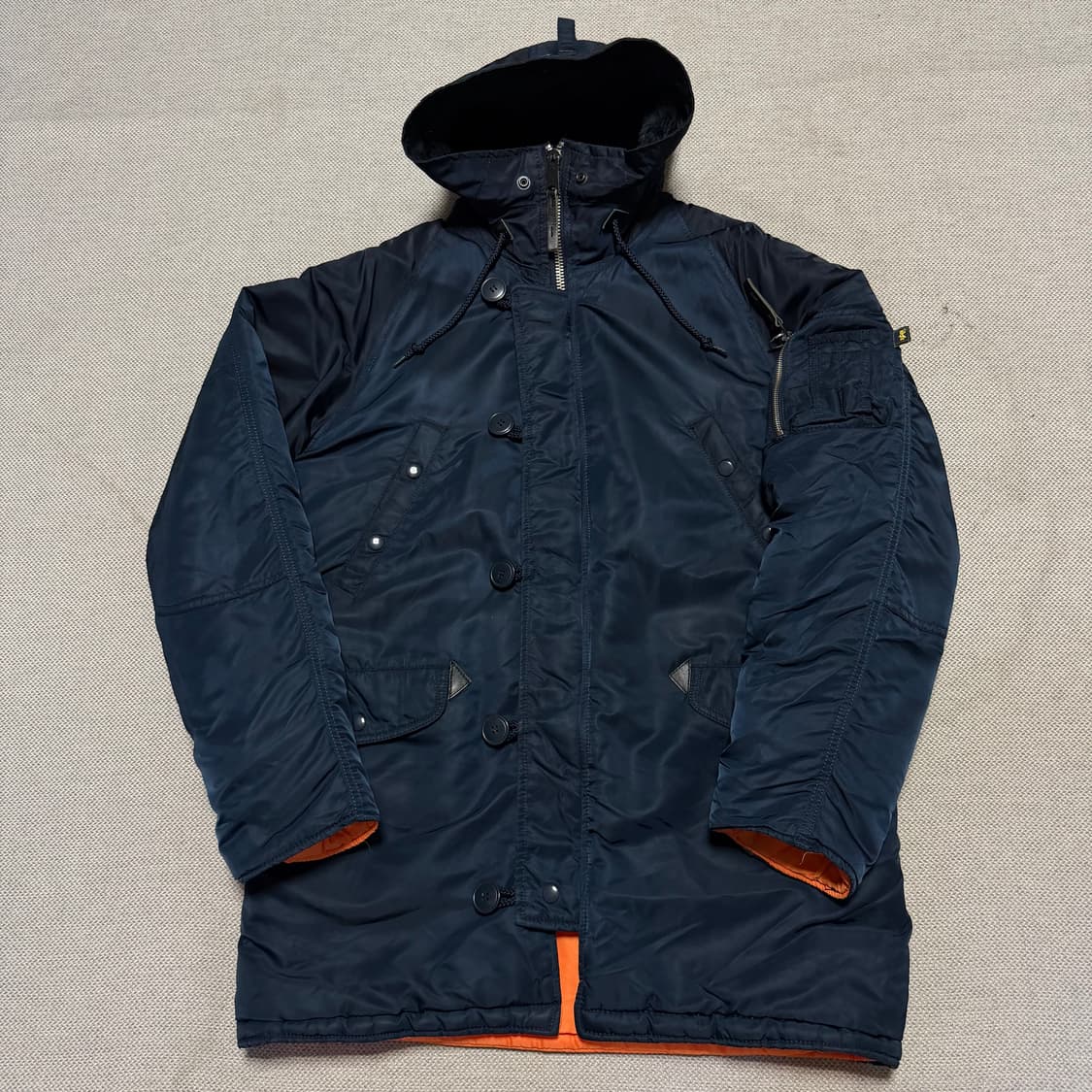 알파인더스트리 N-3B 네이비 야상 파카 상품이미지1