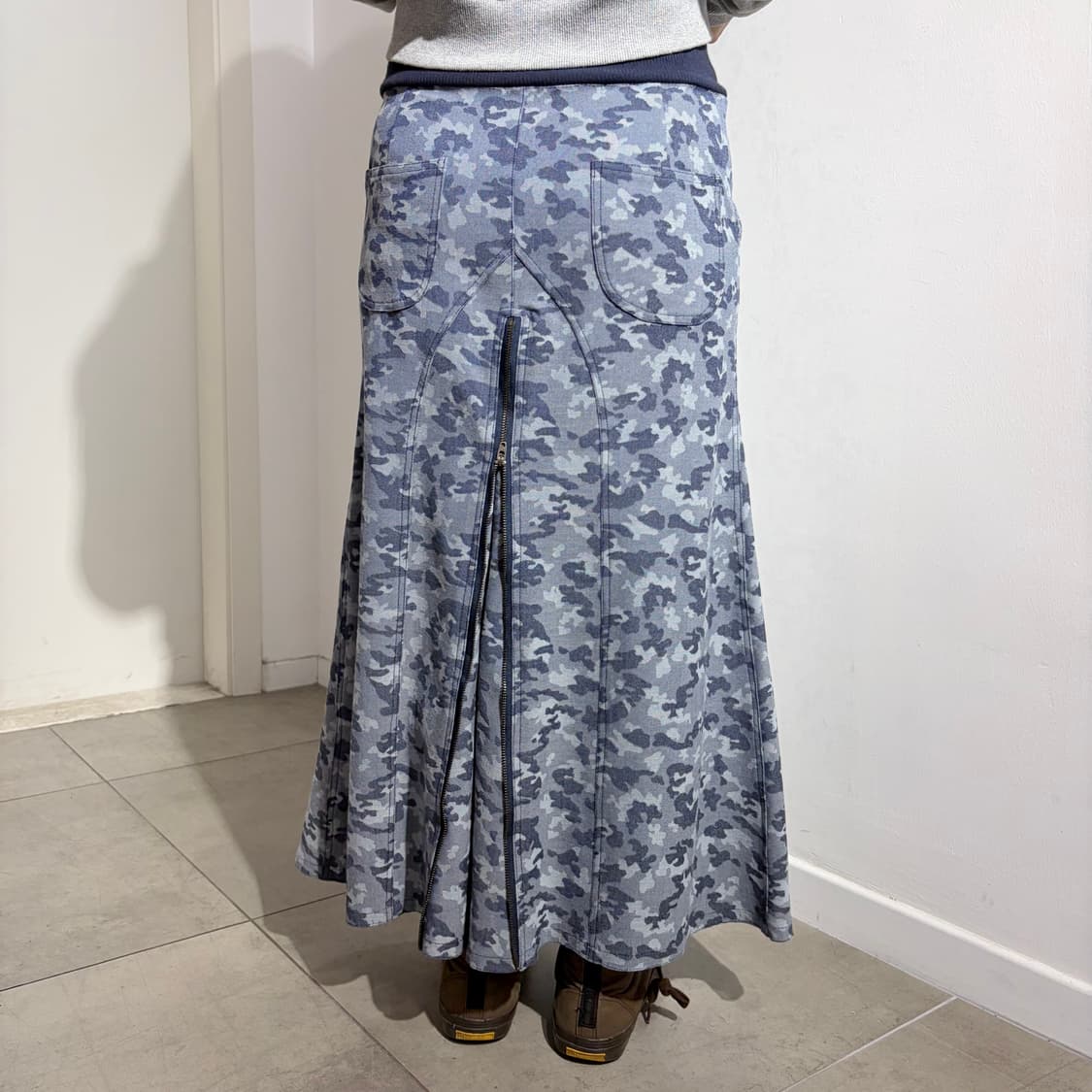 Goa 고아맛 Y2k 카모 스커트 치마 상품이미지4