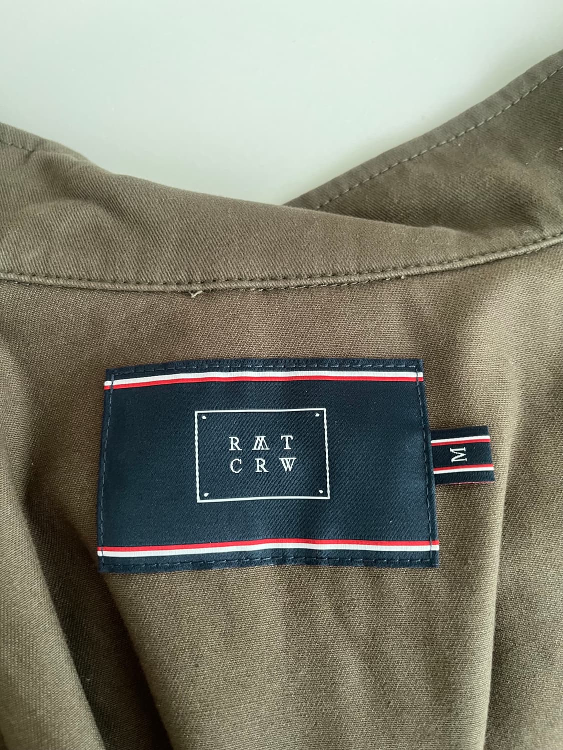 M) 로맨틱크라운 피쉬테일 더플코트 야상 카키 상품이미지5