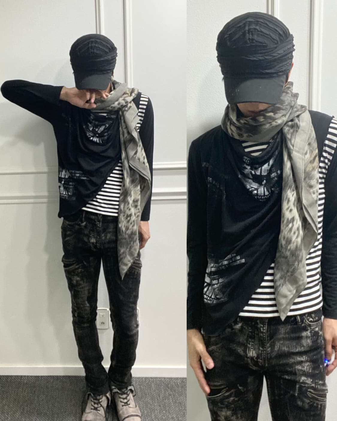 [버닝쇼] 2000s Vkei Draped Sleeve 상품이미지1