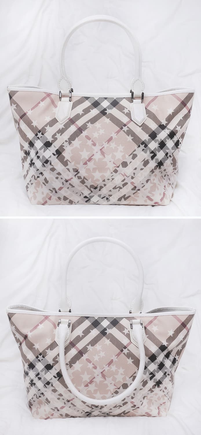 버버리 슈퍼 노바체크 화이트 스타 빅토트.숄더백 상품이미지3