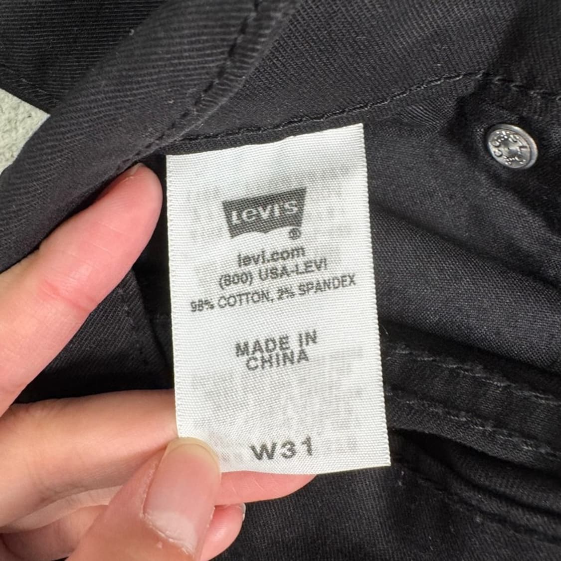 새상품 LEVI'S 535 레깅진 W31 상품이미지4